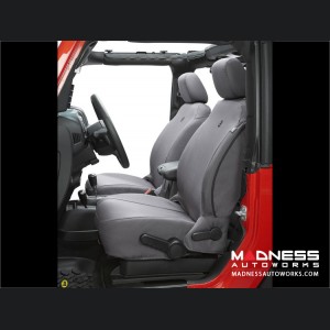 Jeep Wrangler JK Front Seat Covers by Bestop - Charcoal (2 dr/ 4dr)