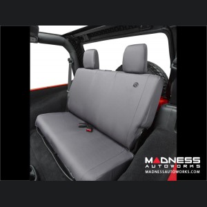 Jeep Wrangler Unlimited Rear Seat Covers by Bestop - Charcoal