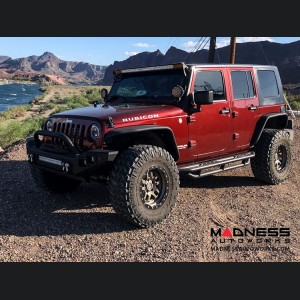 Jeep Custom Wheels (1) - Black Rhino - 18 x 9.5 - Barstow - Matte Bronze w/ Matte Black Lip Ring - (ETCHED BLACK RHINO SPOKE LOGO)