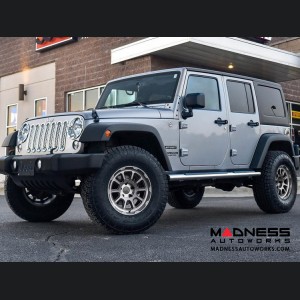 Jeep Custom Wheels (1) - Black Rhino - 20 x 9.5 - Chase - Brushed Gunmetal Rotary Forged