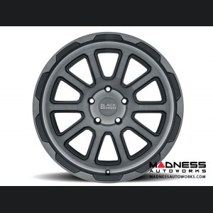 Jeep Custom Wheels (1) -  Black Rhino - 18 x 9.5 - Chase - Brushed Gunmetal Rotary Forged