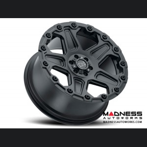 Jeep Custom Wheels (1) - Black Rhino - 17 x 9.5 - Cog - Matte Black 