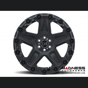 Jeep Custom Wheels (1) - Black Rhino - 17 x 9.5 - Cog - Matte Black 