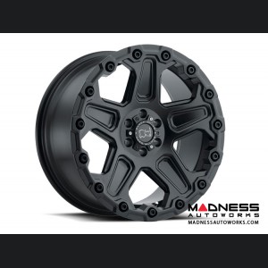 Jeep Custom Wheels (1) - Black Rhino - 18 x 9.5 - Cog - Matte Black 