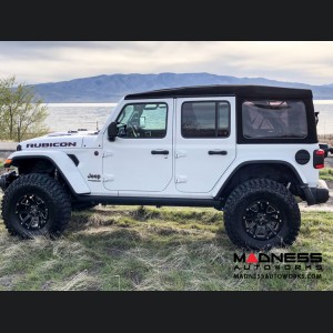 Jeep Custom Wheels (1) - Black Rhino - 20 x 9.5" - Highland - Matte Black w/ Milled Spokes