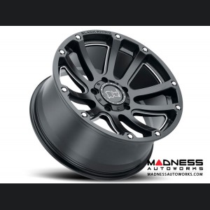 Jeep Custom Wheels (1) - Black Rhino - 20 x 9.5" - Highland - Matte Black w/ Milled Spokes