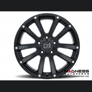 Jeep Custom Wheels (1) - Black Rhino - 17 x 9.5" - Highland - Matte Black w/ Milled Spokes