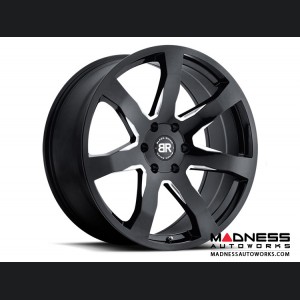 Jeep Custom Wheels (1) - Black Rhino - 22 x 9.5 - Mozambique - Gloss Black w/ Milled Spokes