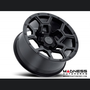 Jeep Custom Wheels (1) - Black Rhino - 17 x 9.5 - Overland - Matte Black