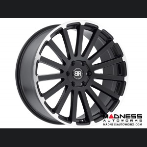 Jeep Custom Wheels (1) - Black Rhino - 22 x 9.5 - Spear - Silver w/ Mirror Cut Edge