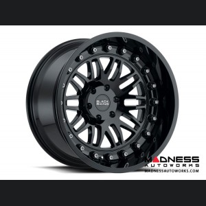 Jeep Custom Wheels (1) - Black Rhino - 17 x 9.5 - Fury - Gloss Black