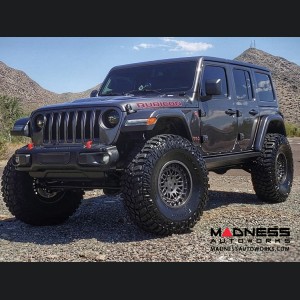 Jeep Custom Wheels (1) - Black Rhino - 17 x 9.5 - Fury - Matte Gunmetal