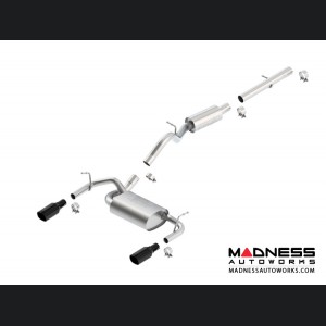 Jeep Wrangler JK (2-door) - Performance Exhaust by Borla - Cat-Back Exhaust - Touring (2012-2014)