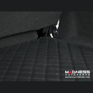 Jeep Wrangler JL Cargo Mat - Black w/ Black Stitching 