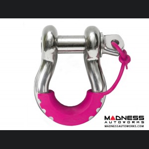 Jeep Wrangler JL Locking D-Ring Isolator - Fluorescent Pink