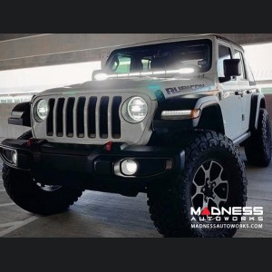 Jeep Wrangler JL LED Light Bar w/ Bracket - 50" - Amber Combo