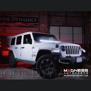 Jeep Wrangler JL LED Light Bar w/ Bracket - 50" - White Flood