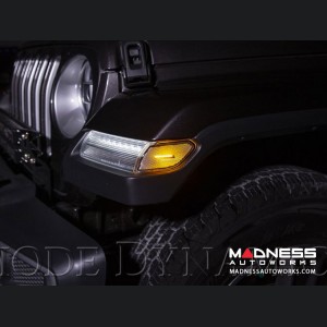 Jeep Wrangler JL LED Sidemarkers - Pair - Clear