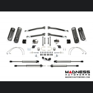 Jeep Wrangler 3" Long Travel Trail System w/ 2.25 Non Resi Dirt Logic Shocks by FABTECH - 2 Door JK (Short Arm)