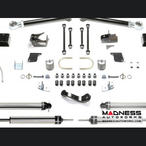 Jeep Wrangler 3" Long Travel Trail System w/ 2.25 Non Resi Dirt Logic Shocks by FABTECH - 2 Door JK (Short Arm)