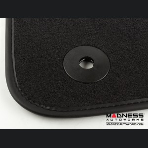 Jeep Renegade Floor Mats - Premium Carpet - LUXUS - Front + Rear Set - Black