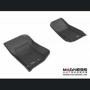 Jeep Wrangler / Unlimited Floor Mats (Set of 2) - Front - Black by 3D MAXpider