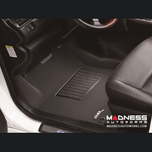 Jeep Wrangler/ Wrangler Unlimited Floor Mats (Set of 2) - Front - Black by 3D MAXpider