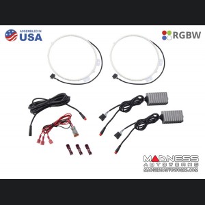 Jeep Gladiator LED Headlight Halo Kit - RGBW  