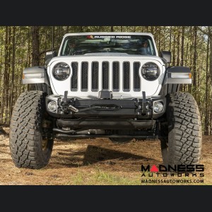 Jeep Gladiator JT Spartacus Front Bumper - Satin & Stamped Steel