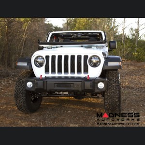 Jeep Gladiator JT Spartacus Front Bumper - Satin & Stamped Steel