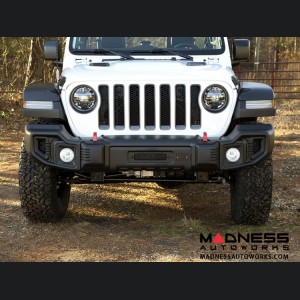 Jeep Gladiator JT Spartacus Front Bumper - Satin & Stamped Steel