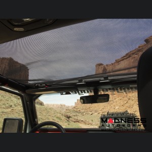 Jeep Gladiator JT Eclipse Sun Shade - Front - Black