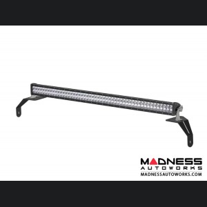 Jeep Gladiator Windshield Lightbar w/ Brackets - Carbide Black Powder Coat - 50"