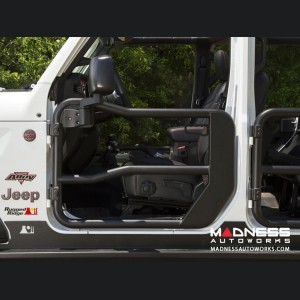 Jeep Gladiator Front Tube Doors - Black Powdercoat