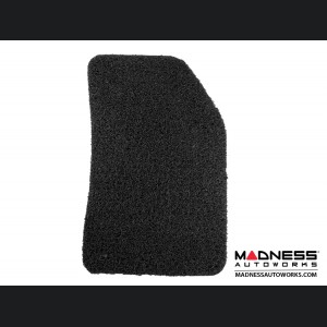 Jeep Renegade All Weather Floor Mats - Front + Rear - Rubber Woven Carpet - Black 