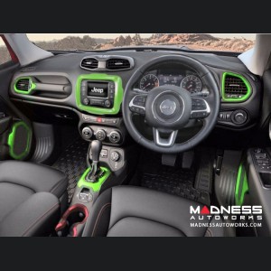 Jeep Renegade Interior Trim Kit - Green - Right Hand Drive