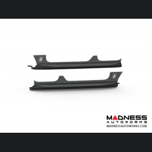 Jeep Wrangler JL Body Armor Rocker Panel - Satin Black Road Armor - 4 Door