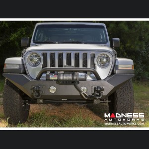 Jeep Wrangler JL Spartan Bumper High Clearance Ends w/Overrider - Front