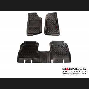 Jeep Wrangler JL All Terrain Floor Liner Kit - Black - 4 Door