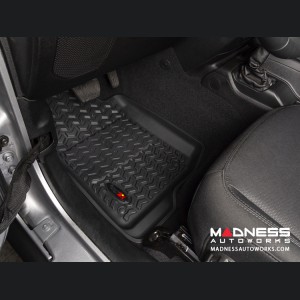 Jeep Wrangler JL All Terrain Floor Liner Kit - Black - 4 Door