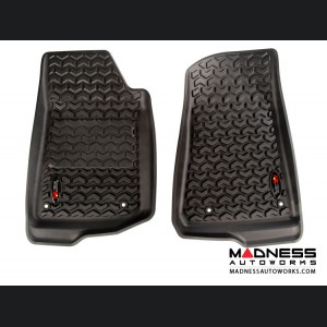 Jeep Wrangler JL All Terrain Floor Liner - Front - Black - Pair