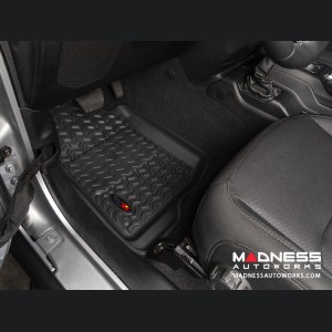 Jeep Wrangler JL All Terrain Floor Liner - Front - Black - Pair