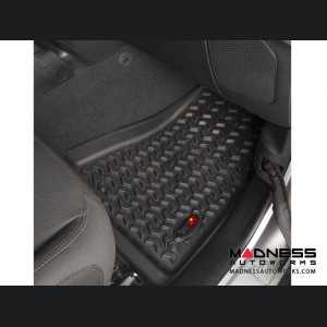 Jeep Wrangler JL All Terrain Floor Liner - Front - Black - Pair