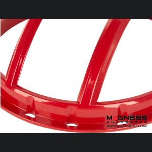 Jeep Wrangler JK Elite Pivotal Headlight Euro Guard Kit - Red