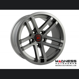 Jeep Wrangler JL Jesse Spade Wheel - 17x9" - Satin Gun Metal