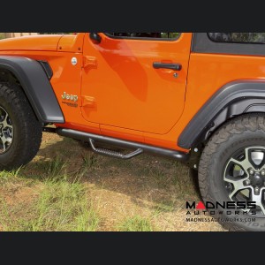 Jeep Wrangler JL Spartan Nerf Bar - Textured Black - 2 Door