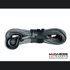 Jeep Wrangler TJ Dark Gray Synthetic Winch Line - 22,500 lbs. -  7/16 in. x 90 ft.