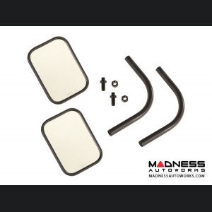 Jeep Wrangler JL Rectangular Trail Mirror Kit - Pair