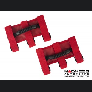 Jeep Wrangler JL Ultimate Grab Handle Kit - Red