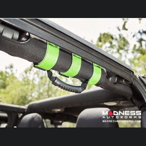 Jeep Wrangler TJ Ultimate Grab Handles - Lime Green